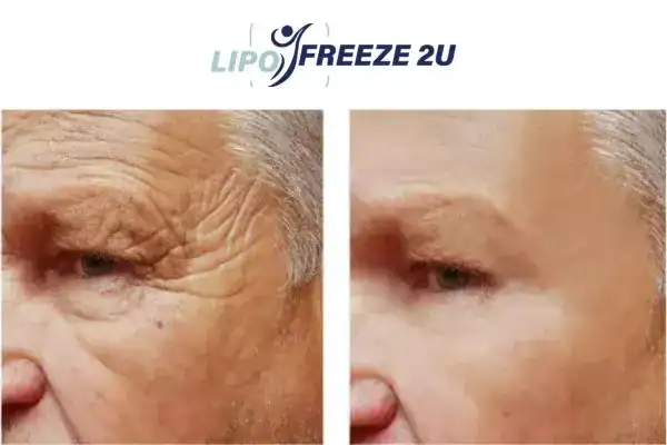 Mens before and after Morpheus 8 Yeading results.
