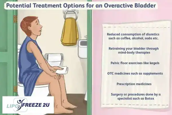 image of woman on toilet because of an overactive bladder Yeading